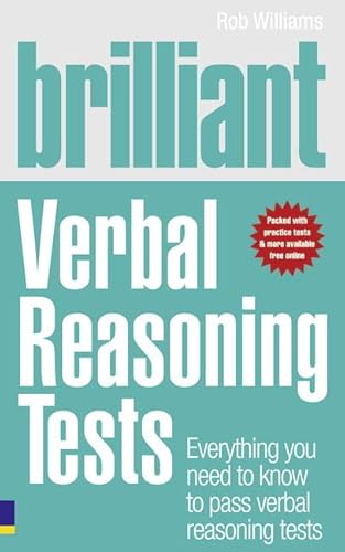 Beispielbild fr Brilliant Verbal Reasoning Tests: Everything you need to know to pass verbal reasoning tests (Brilliant Business) zum Verkauf von WorldofBooks