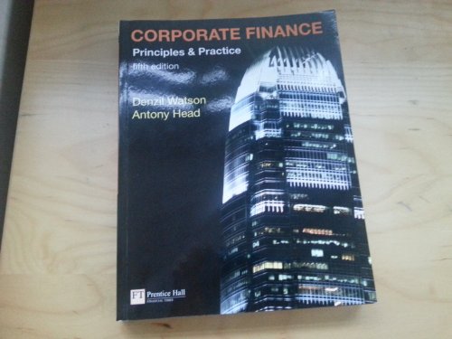 Imagen de archivo de Corporate Finance Pack : Principles and Practice a la venta por Better World Books