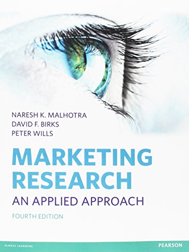 Imagen de archivo de Marketing Research: An Applied Approach a la venta por Phatpocket Limited