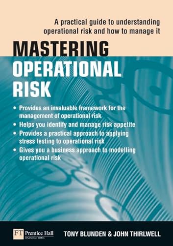 Stock image for Mastering Operational Risk for sale by HPB-Red