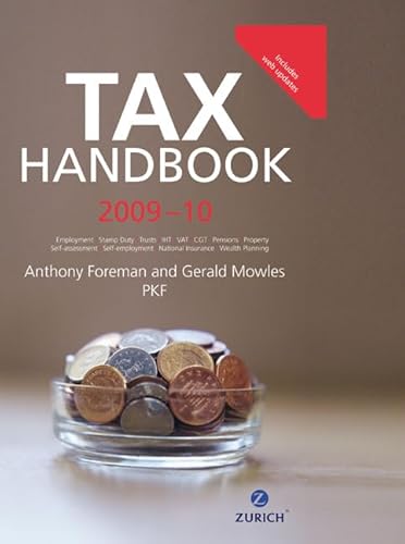 Imagen de archivo de Zurich Tax Handbook 2009-2010 a la venta por Stephen White Books