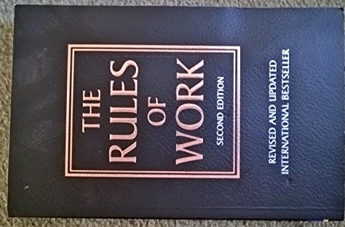 Beispielbild fr The Rules of Work: A Definitive Code for Personal Success zum Verkauf von medimops