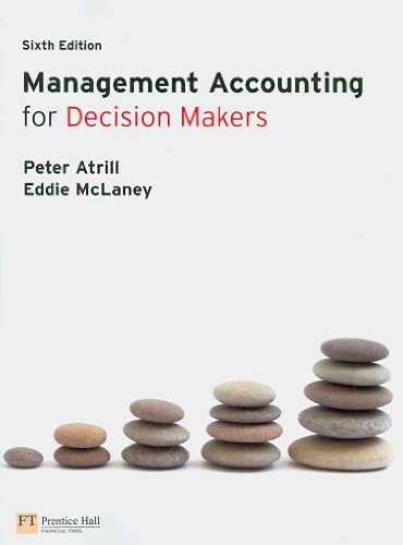 Beispielbild fr Management Accounting for Decision Makers zum Verkauf von AwesomeBooks