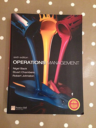 9780273731603: OPERATIONS MANAGEMENT WITH MYOMLAB EDITION 6 (LIVRE ANGLAIS)