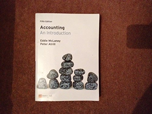 Imagen de archivo de Accounting : An Introduction a la venta por Better World Books Ltd