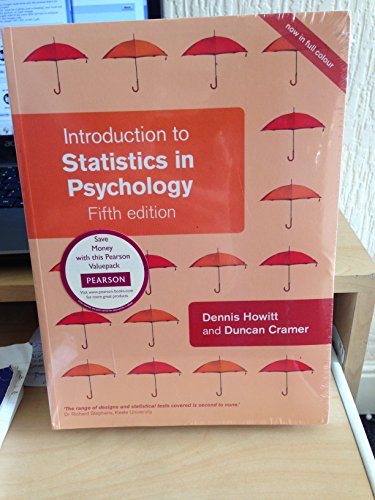 Stock image for Introduction to Statistics in Psychology for sale by AwesomeBooks