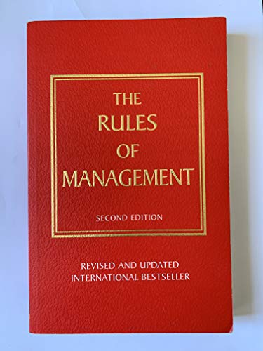 9780273735731: Rules of Management: A definitive code for managerial success