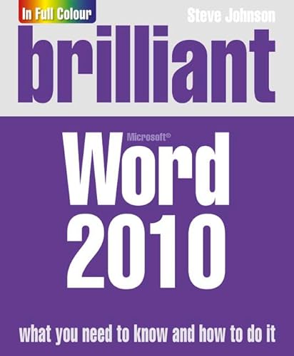 Beispielbild fr Brilliant Word 2010 zum Verkauf von AwesomeBooks