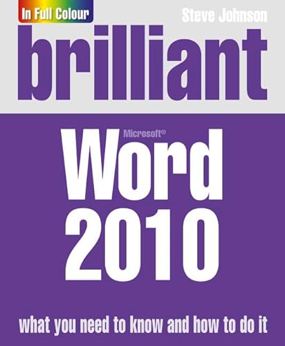 Stock image for Brilliant Word 2010 for sale by WorldofBooks