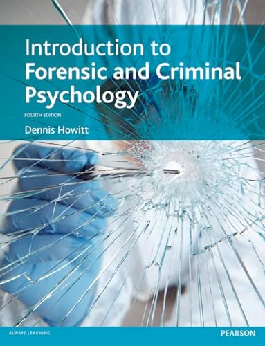 Imagen de archivo de Introduction to Forensic and Criminal Psychology a la venta por Anybook.com