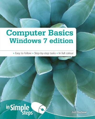 Beispielbild fr Computer Basics Windows 7 Edition In Simple Steps zum Verkauf von AwesomeBooks