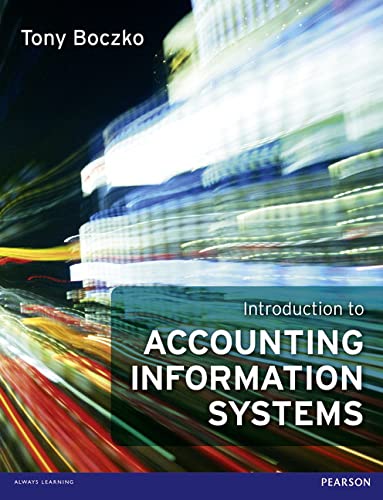 9780273739388: Introduction to Accounting Information Systems