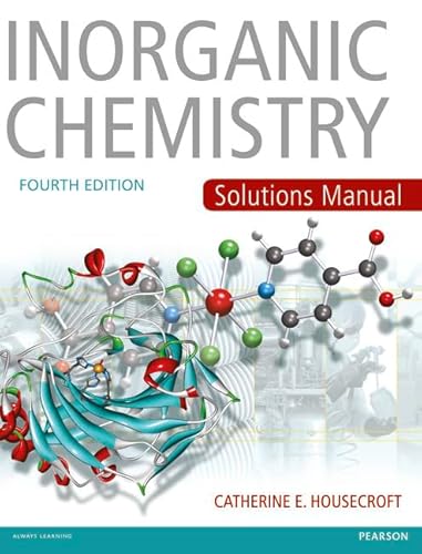 Beispielbild fr Inorganic Chemistry Solutions Manual zum Verkauf von GoldBooks