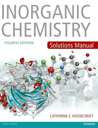 Stock image for Inorganic Chemistry Solutions Manual for sale by GoldBooks