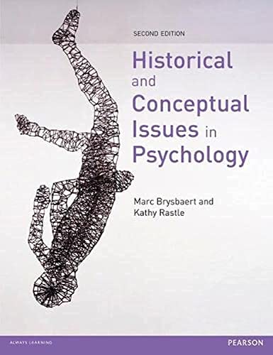 Stock image for Historical and Conceptual Issues in Psychology for sale by WorldofBooks