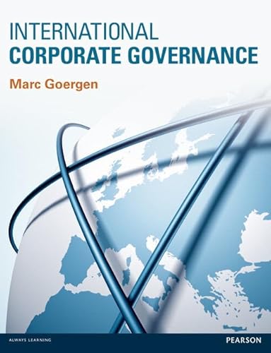 Stock image for International Corporate Governance for sale by medimops