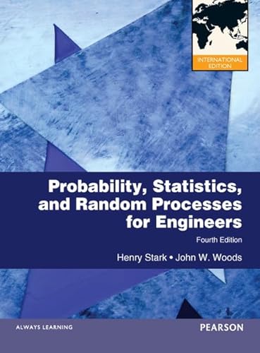 9780273752288: Probability and Random Processes with Applications to Signal Processing: International Edition