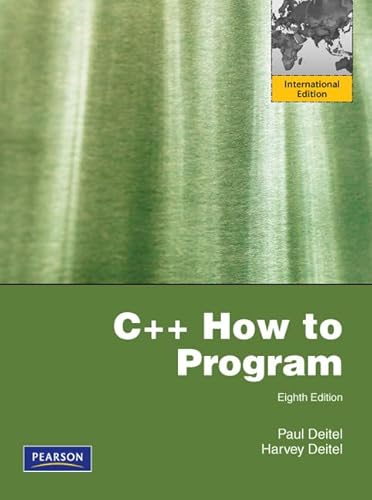 Beispielbild fr C++ How to program: International Edition zum Verkauf von WorldofBooks