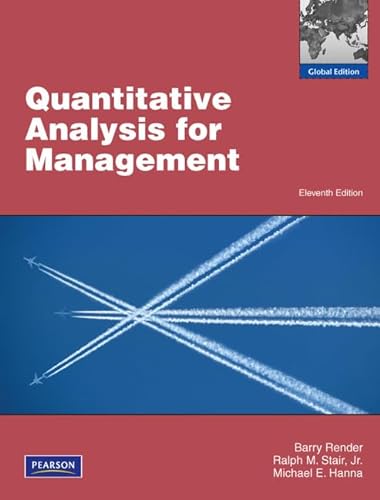 Beispielbild fr Quantitative Analysis for Management: Global Edition zum Verkauf von Reuseabook