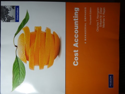 Stock image for Cost Accounting: Global Edition for sale by Ammareal