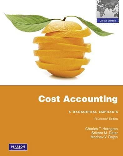 Imagen de archivo de Cost Accounting with MyAccountingLab: Global Edition a la venta por Revaluation Books