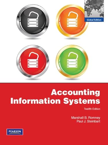 Beispielbild fr Accounting Information Systems zum Verkauf von medimops