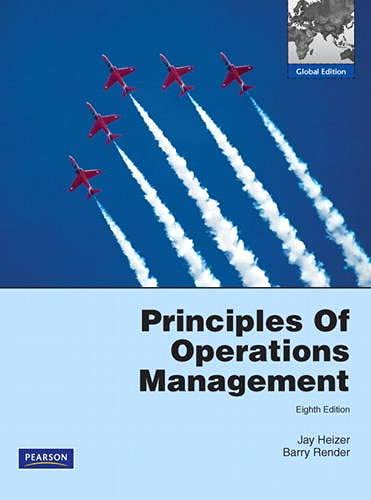 Imagen de archivo de Principles of Operations Management : Global Edition a la venta por Better World Books Ltd