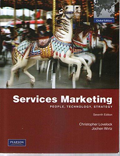 Beispielbild fr Services Marketing: People, Technology, Strategy zum Verkauf von medimops