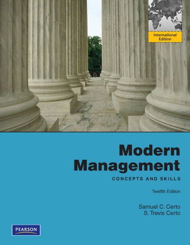 Imagen de archivo de Modern Management a la venta por Buchpark