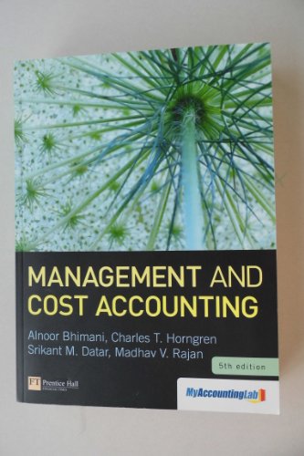9780273757450: Management and Cost Accounting