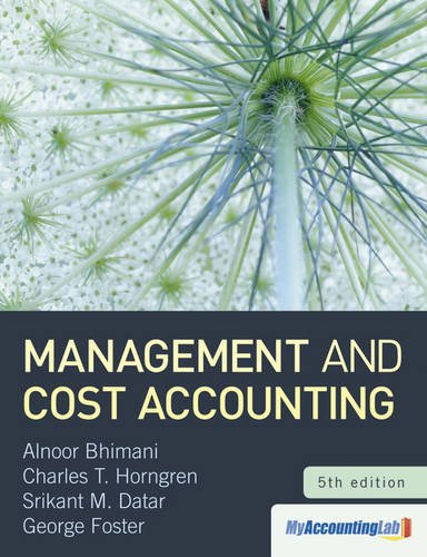 Stock image for Management and Cost Accounting for sale by HPB-Red