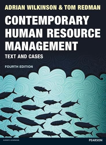 Imagen de archivo de Contemporary Human Resource Management : Text and Cases a la venta por Better World Books