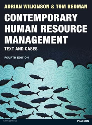 Stock image for Contemporary Human Resource Management : Text and Cases for sale by Better World Books