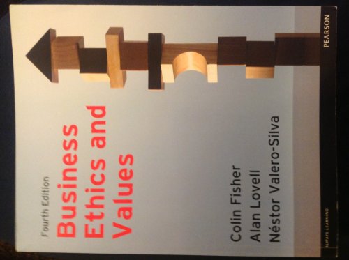 Imagen de archivo de Business Ethics and Values a la venta por Better World Books Ltd