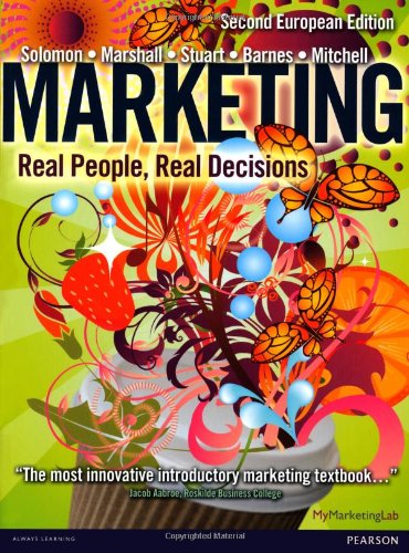Imagen de archivo de Marketing: Real People, Real Decisions (Pear05) a la venta por AwesomeBooks