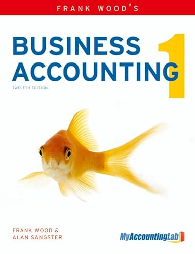 Beispielbild fr Frank Woods Business Accounting Volume 1 zum Verkauf von Reuseabook