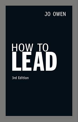 Imagen de archivo de How to Lead a la venta por WorldofBooks