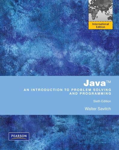 Stock image for Java introduction to problem solving and programming with for sale by Iridium_Books