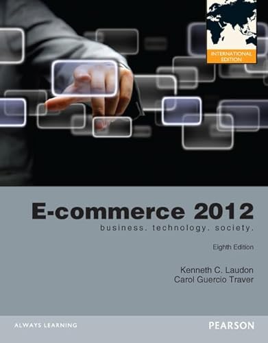 Stock image for E-Commerce 2012 Global Edition for sale by Better World Books Ltd