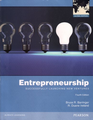 Imagen de archivo de Entrepreneurship: Successfully Launching New Ventures a la venta por Books Unplugged