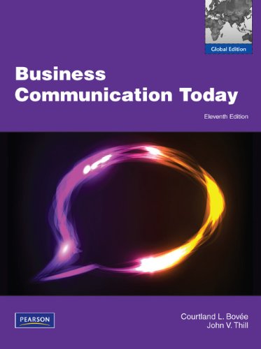 Beispielbild fr Business Communication Today: Global Edition zum Verkauf von Anybook.com