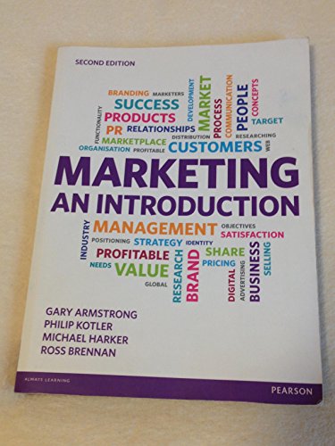 Beispielbild fr Marketing: An Introduction zum Verkauf von WorldofBooks