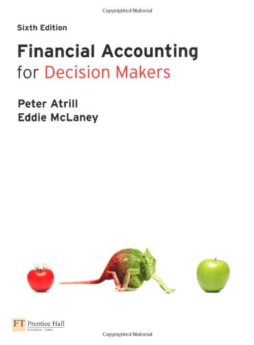 Beispielbild fr Financial Accounting for Decision Makers zum Verkauf von Better World Books