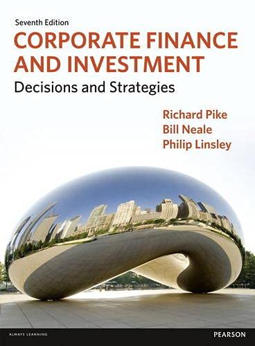 Stock image for Corporate Finance and Investment : Decisions and Strategies for sale by Better World Books