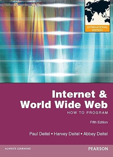 9780273764021: Internet and World Wide Web How to Program: International Edition