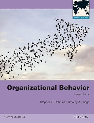 9780273765295: ORGANIZATIONAL BEHAVIOR GLOBAL ED.15 (LIVRE ANGLAIS)