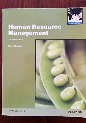 Stock image for Human Resource Management (Pie Global Edition). 13Th Ed. for sale by Universal Store