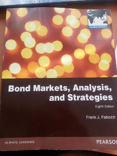 Beispielbild fr Bond Markets, Analysis and Strategies zum Verkauf von medimops