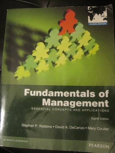 Stock image for Fundamentals of Management : Global Edition for sale by Better World Books Ltd