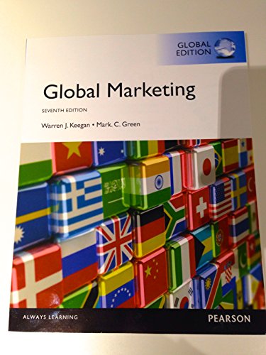 Stock image for Global Marketing : Global Edition for sale by Better World Books: West